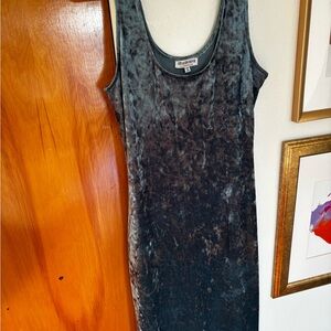 Fashion Nova Teal Velvet Bodycon